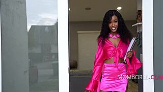 Ebony Realtor Jezabel Vessir Bends Over for Nicky Rebel