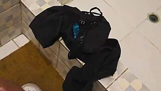 She found me with her thong.