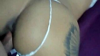 Colombian milf rides rookie's monster cock in hot pov foreplay. Ebony ass and tits bounce hard.