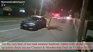 Damn, Trashy Kiwi Slut Pissed On in Public!