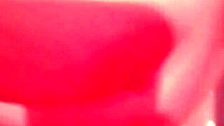 Steamy bathtub scene with a MILF giving a blowjob and cum on her natural big tits