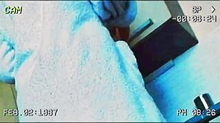 Housewife feels passionate during chores sex tape in stockings