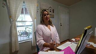 Hot Step-Mom Bends Over for Monster Cock in Taboo Video!