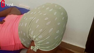 drilling the pretty pastor's wife bent over a hotel desk with monster cock