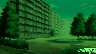 Hot busty girls trapped in elevator for uncensored hentai!