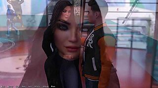 Wow! Busty Brunette Thanks for Pussy Stretching with Big White Cock in Being a Dik 139!