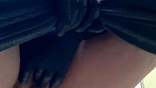 I spotted my real teacher masturbating at school with big tits and clit