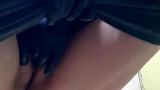 I spotted my real teacher masturbating at school with big tits and clit