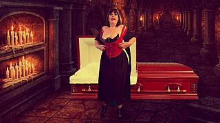 Granny Vampyra Sucks Cock in Hardcore Deepthroat