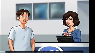 स्टेपमॉम और स्टेपसिस मसिव बूब्स के साथ हार्ड ड्रिल हुईं