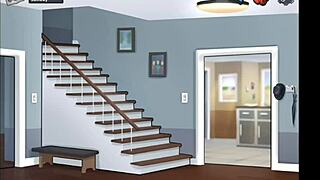 स्टेपमॉम और स्टेपसिस मसिव बूब्स के साथ हार्ड ड्रिल हुईं