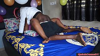 Daddy's girl loves hardcore anal and squirts like crazy