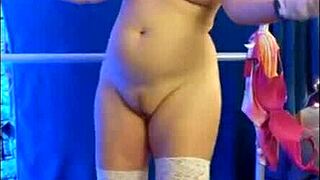 Hotwife Steffi dances with her big pussy in promo