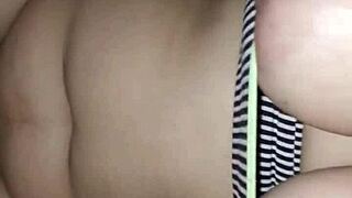 feeling so excited when the pizza guy fucked me in the living room and came on my ass