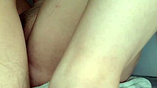 Cute Shy Girl Spreads Legs On Desk For Quickie Cumshot!