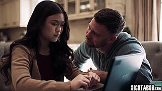 jealous asian teen lulu chu gets wild with slimthick vic