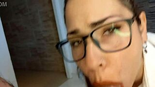Best Blowjob Ever Made by Sexy Amateur Latina Wife