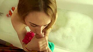 Beautiful MILF gives me a satisfying shower experience