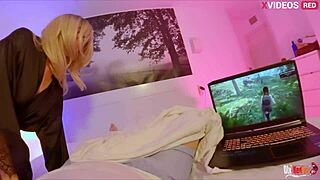 Step-sister seeks revenge on her step-brother for dumping her and gets help from her milf mom