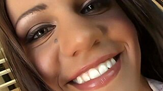 Addison Rose Enjoys Hot Semen in Bed After Wild Fucking in Sexy Lingerie. Her Hairless Body Shines in Heels!