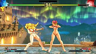 street fighter comic game with nude randomness