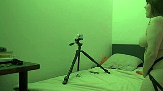 Shooting this weird backstage video with curvy milf feels so odd!