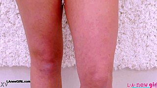 Cute Teen Blonde Reveals Sexy Body at Photoshoot