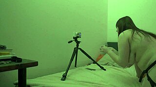 Shooting this weird backstage video with curvy milf feels so odd!