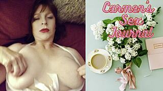 ग्रेनी कार्मेन शानदार ब्लू ब्लो जॉब देती है