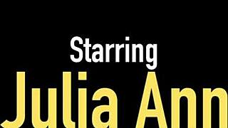 The best milf of the world, Julia Ann, gives a deep blow job