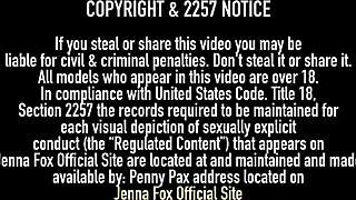 स्मोकर ब्यूटी जेना फॉक्स आउटडोर्स अपनी हॉर्नी ट्रिम्ड प्यूसी रब करती है