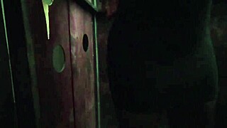 Milf Sucking Multiple Big Cocks at Public Gloryhole