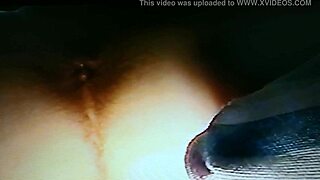 Old blindfolded mom enjoys rabbit toy and hardcore sex