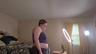 Clara Crisp, a busty MILF, in solo softcore scenes
