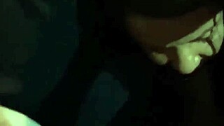 Mamei a rola do amigo dotado no carro. damn, what a ride!