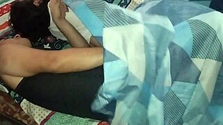 I was in bed with my stepsister. Couldn't avoid fucking her before work?