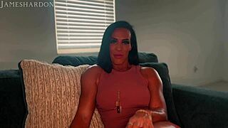 sexy bodybuilder gettin pounded hard durin therapy... damn, feels so good with big black cock doggy style