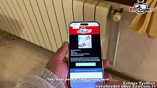 German Skinny Teen Picked Up for Raw Anal POV