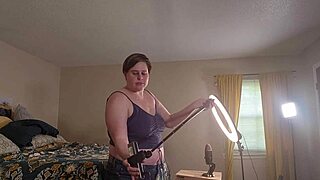 clara crisp milf bbw preps for giantess fetish video