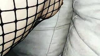 Wife with tight ass wants rough sex in stockings