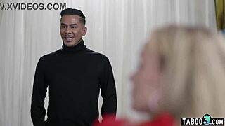Skinny blonde gets her ass fucked by a big cock