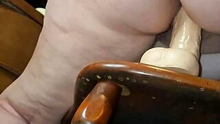 Can this milf squirt harder while riding her dildo with toys?