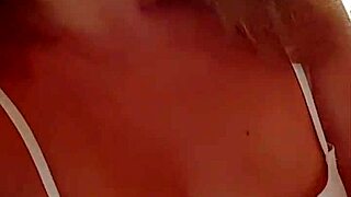 Hot Stepmom's Public Tease And Blowjob