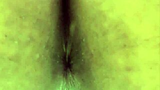 He has just finished filling my ass with cum, now it is time for me to lick it
