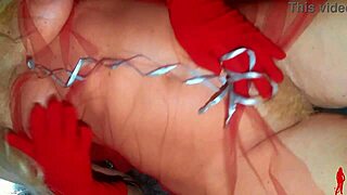 Feeling Merry Christmas With Sexy Mature Lady's Curves, Natural Tits, Big Ass, Wet Hairy Pussy