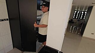 Horny wife sucks best friend's dick secretly