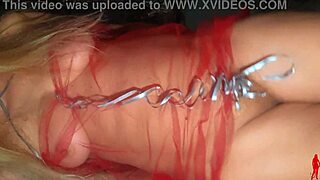 Feeling Merry Christmas With Sexy Mature Lady's Curves, Natural Tits, Big Ass, Wet Hairy Pussy