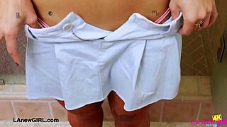 Mesmerizing Blonde Model Relishes a Soothing Sensual Shower