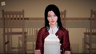 माई न्यू फैमिली 486 - रेडहेड मिल्फ और टीन वाइल्डली क्लैश, बिग टिट्स और होममेड एक्शन