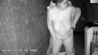 Hidden Camera Caught Stepmom Banging Stepson in Dark Alley!